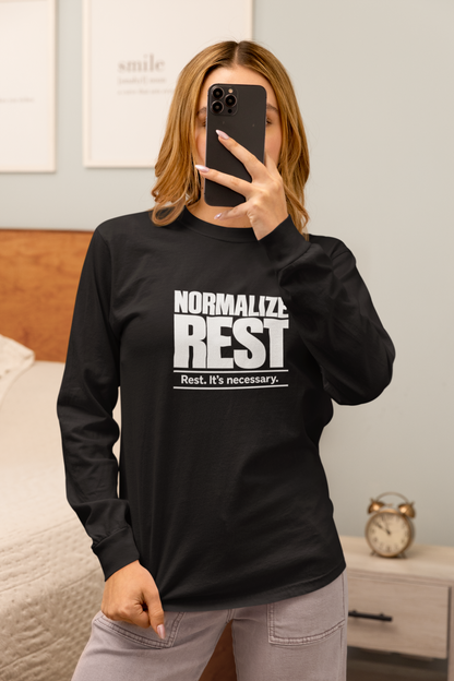 Normalize Rest | Garment-Dyed Long Sleeve Tee