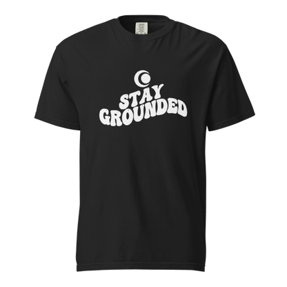 Stay Grounded Tee – Rooted in Purpose | Garment-Dyed Tee