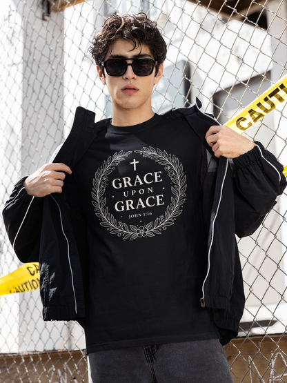 Grace Upon Grace Tee – John 1:16 | Garment-Dyed Tee