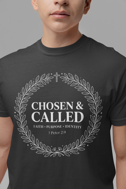Chosen & Called Tee – Faith, Purpose & Identity | Garment-Dyed Tee